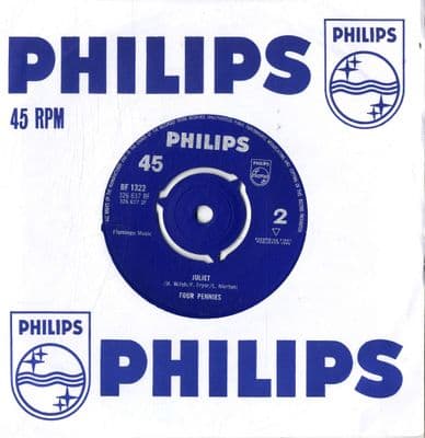 Four Pennies,The - Juliet/Tell Me Girl (BF 1322) M-