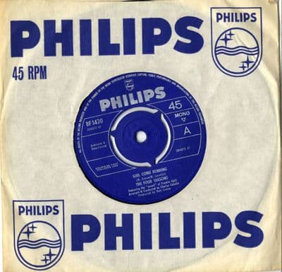 Four Seasons,The - Girl Come Running/Cry Myself To Sleep (BF 1420)