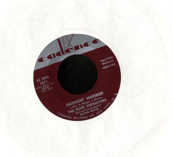 Four Tophatters,The - Swingin' Hammer/The House (1311)