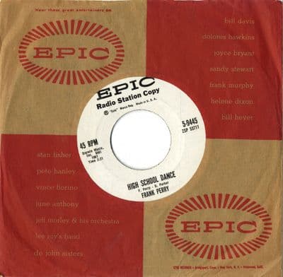 Frank Perry - High School Dance/You're The One (5-9445) Promo