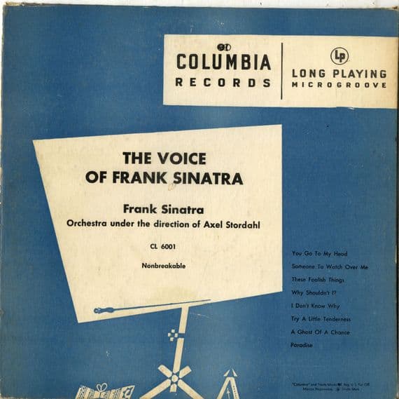 Frank Sinatra - The Voice Of Frank Sinatra (CL 6001) Rare 1952 10