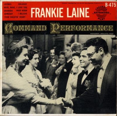 Frankie Laine - Command Performance (B-4765) USA 2 x EP Set