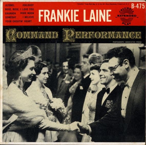Frankie Laine - Command Performance (B-4765) USA 2 x EP Set