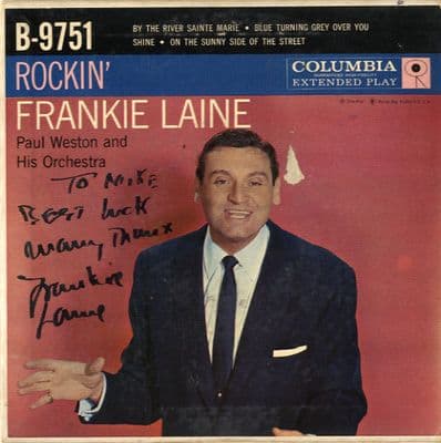 Frankie Laine - Rockin' (B 9751) Autographed