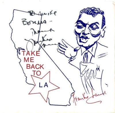 Frankie Laine - Take Me Back To LA/We'll Be Together Again (FLS 201) Autographed