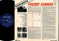Freddy Cannon - Explosive ! (Son 007) Autographed - M-