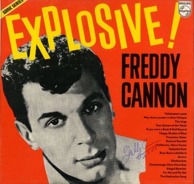 Freddy Cannon - Explosive ! (Son 007) Autographed - M-