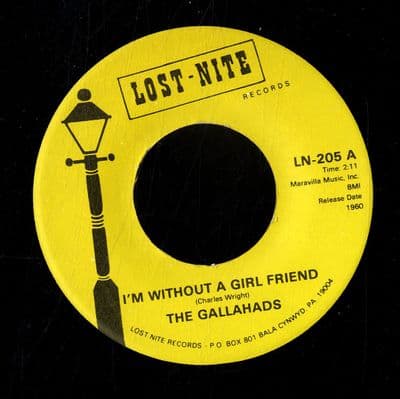 Gallahads,The - I'm Without A Girl Friend/Be Fair (LN 205)  New