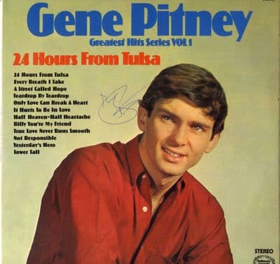 Gene Pitney - 24 Hours From Tulsa (SHM 842) Autographed