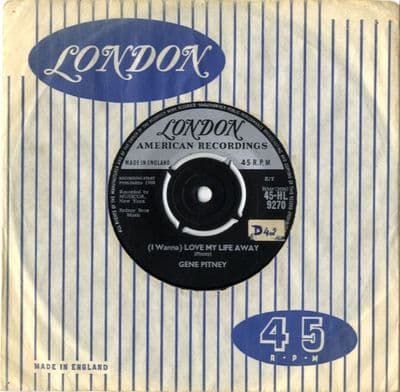 Gene Pitney - (I Wanna) Love My Life Away/I Laughed So Hard I Cried (HL 9270)