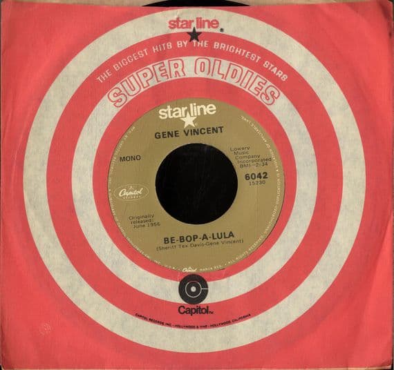 Gene Vincent - Be-Bop-A-Lula/Lotta Lovin' (6042) M