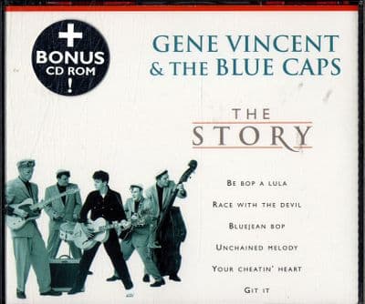 Gene Vincent & The Blue Caps - The Story - CD + CD Rom