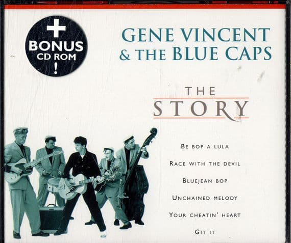 Gene Vincent & The Blue Caps - The Story - CD + CD Rom