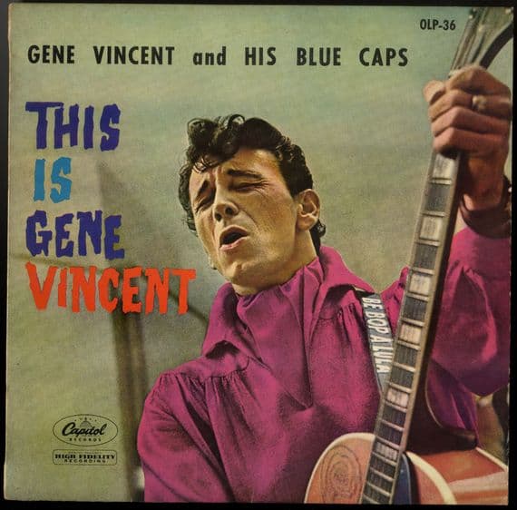 Gene Vincent - This Is Gene Vincent (OLP-36) Original  Japan Red Vinyl 10