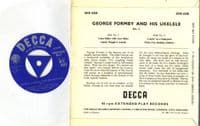 George Formby - And His Ukelele No. 2 (DFE 6328) M-/M-