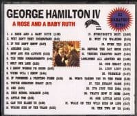 George Hamilton IV - A Rose And A Baby Ruth - 32 Greatest Hits - Teenager CD