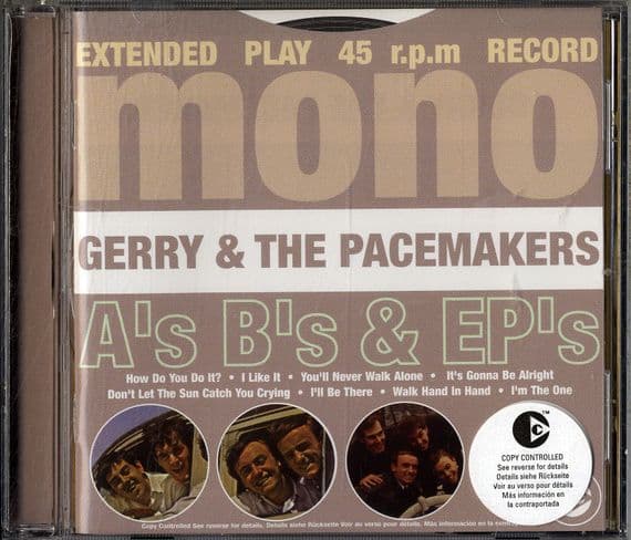 Gerry & The Pacemakers - A's B's & EP's - EMI Gold CD