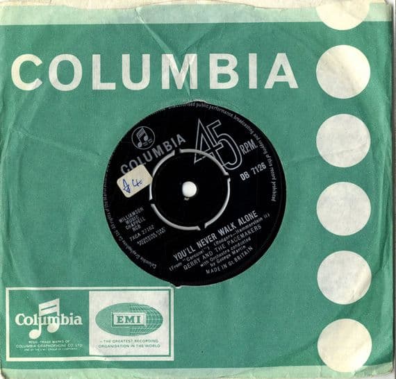 Gerry & The Pacemakers - You'll Never Walk Alone (DB 7126)