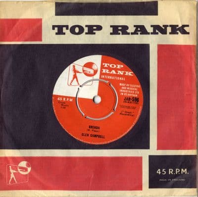 Glen Campbell - Brenda/Turn Around, Look At Me (Jar 596) M-