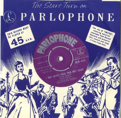 Glen Mason - I May Never Pass This Way Again/A Moment Ago (R 4415) Ex