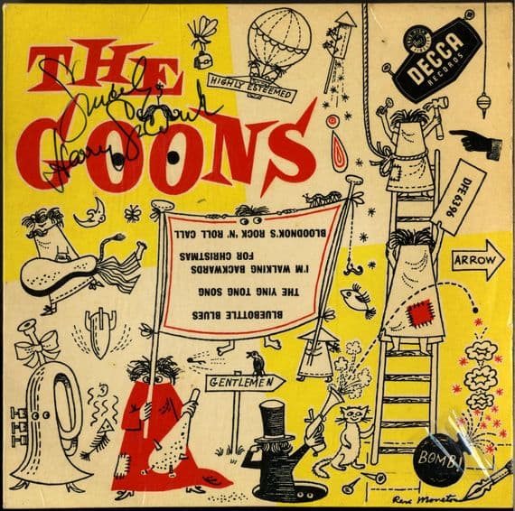 Goons,The - The Goons (DFE 6396) Autographed by Harry Secombe - Ex/Ex