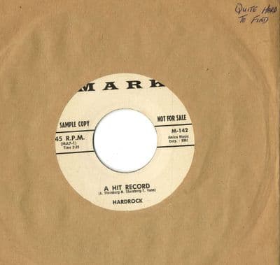 Hardrock - A Hit Record/A Sinner's Prayer (M-142) Promo
