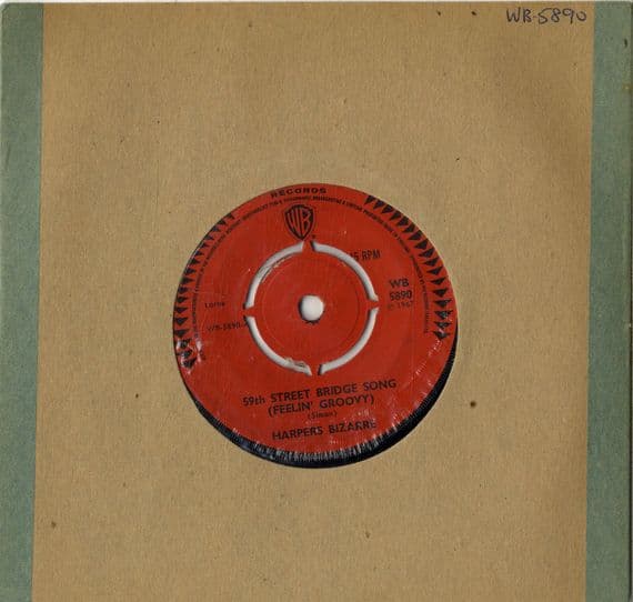 Harpers Bizarre - 59th Street Bridge Song (Feelin' Groovy)/Lost My Love Today (WB 5890) M-
