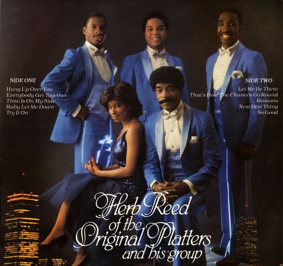 Herb Reed - Herb Reed of The Original Platters and His Group - Yellow Vinyl - Autographed