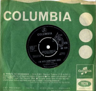 Herman's Hermits - I'm Into Something Good/Your Hand In Mine (DB 7338) M-