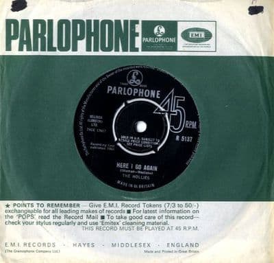 Hollies,The - Here I Go Again/Baby That's All (R 5137)
