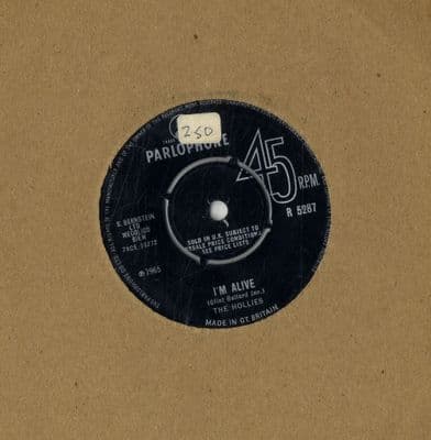 Hollies,The - I'm Alive/You Know He Did (R 5287)