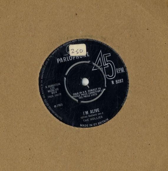 Hollies,The - I'm Alive/You Know He Did (R 5287)