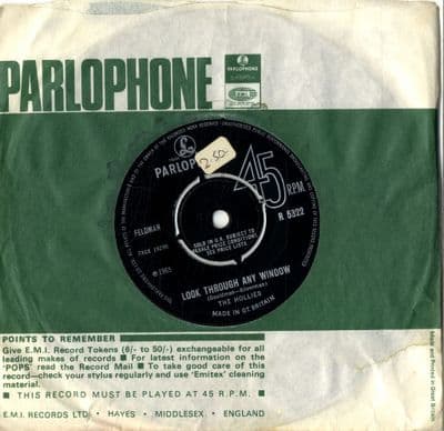 Hollies,The - Look Through Any Window/So Lonely (R 5322) M-