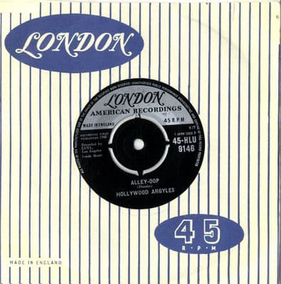Hollywood Argyles,The - Alley Oop/Sho' Know A Lot About Love (HLU 9146) Ex
