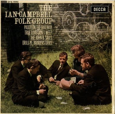 Ian Campbell Folk Group,The - Paddy On The Railway (DFE 8592) Ex