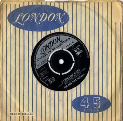 Ike & Turner - A Love Like Yours/Hold On Baby (HLU 10083)