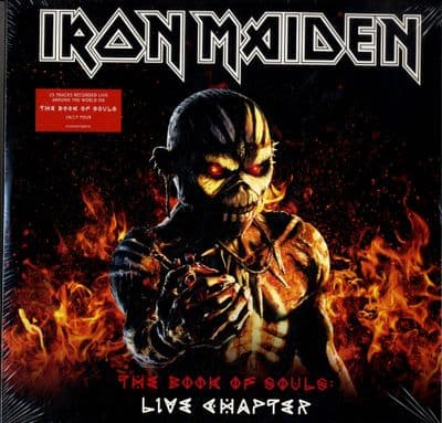 Iron Maiden - The Book Of Souls - Live Chapter - 3 x LP Set - NEW/SEALED