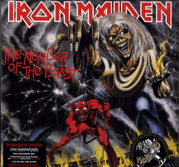 Iron Maiden - The Number Of The Beast - Beast Over Hammersmith - 2 LP Set - NEW/SEALED