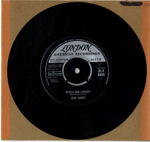 Jack Jones - Wives And Lovers/Toys In The Attic (HLR 9806) Ex