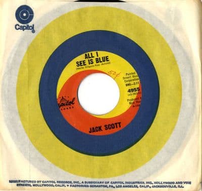 Jack Scott - All I See Is Blue/Meo Myo (4955)