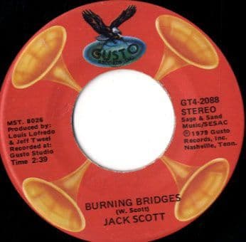 Jack Scott - Burning Bridges/Goodbye Baby (2088) M-