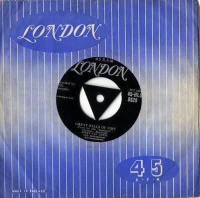 Jerry Lee Lewis - Great Balls Of Fire/Mean Woman Blues (HLS 8529)