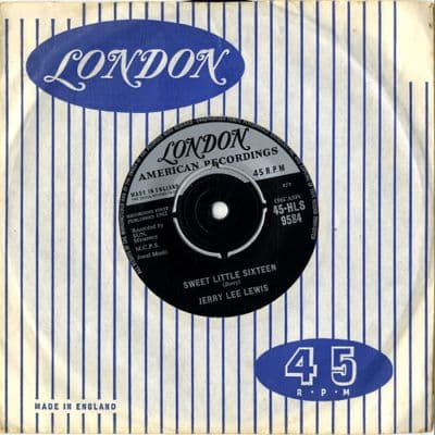 Jerry Lee Lewis - Sweet Little Sixteen/How's My Ex Treating You (HLS 9584) Ex