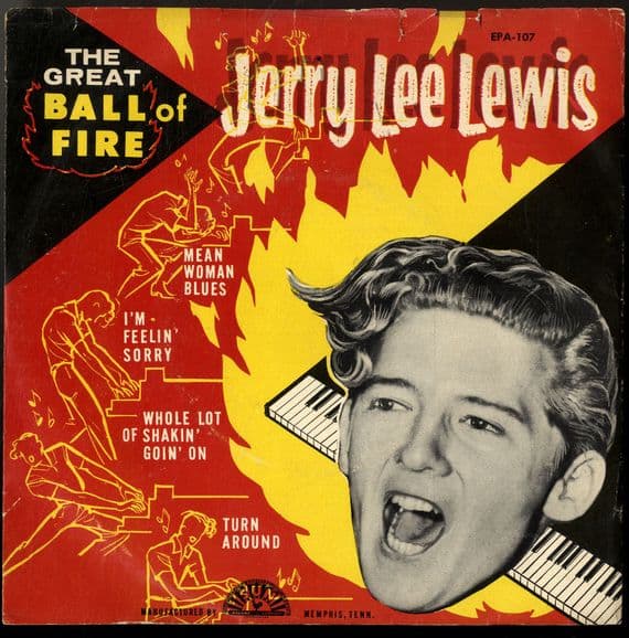 Jerry Lee Lewis - The Great Ball Of Fire (EPA 107) His 1st EP