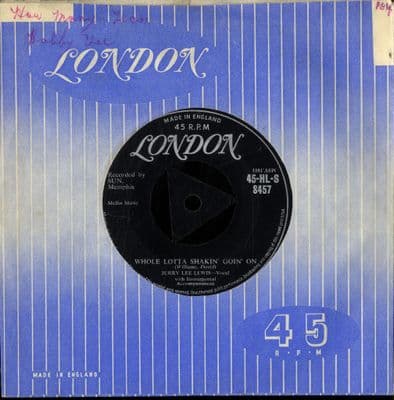 Jerry Lee Lewis - Whole Lotta Shakin' Goin' On/It'll Be Me (HLS 8457) Me (HL-S 8457)