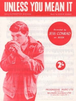 Jess Conrad - Unless You Mean It - Mint