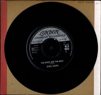 Jewel Akens - the Birds And The Bees/Tic Tac Toe (HLN 9954)_M-