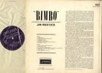 Jim Reeves - Bimbo - Mexican Joe - Penny Candy (HA-U 8015) Ex/M-