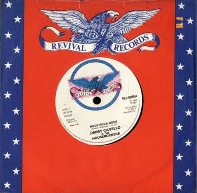 Jimmy Cavello & The Houserockers - Rock Rock Rock/The Big Beat (REV 6009) M-