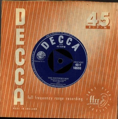 Joan Regan - The Shepherd Boy/The Rose And The Flame (F 10598)